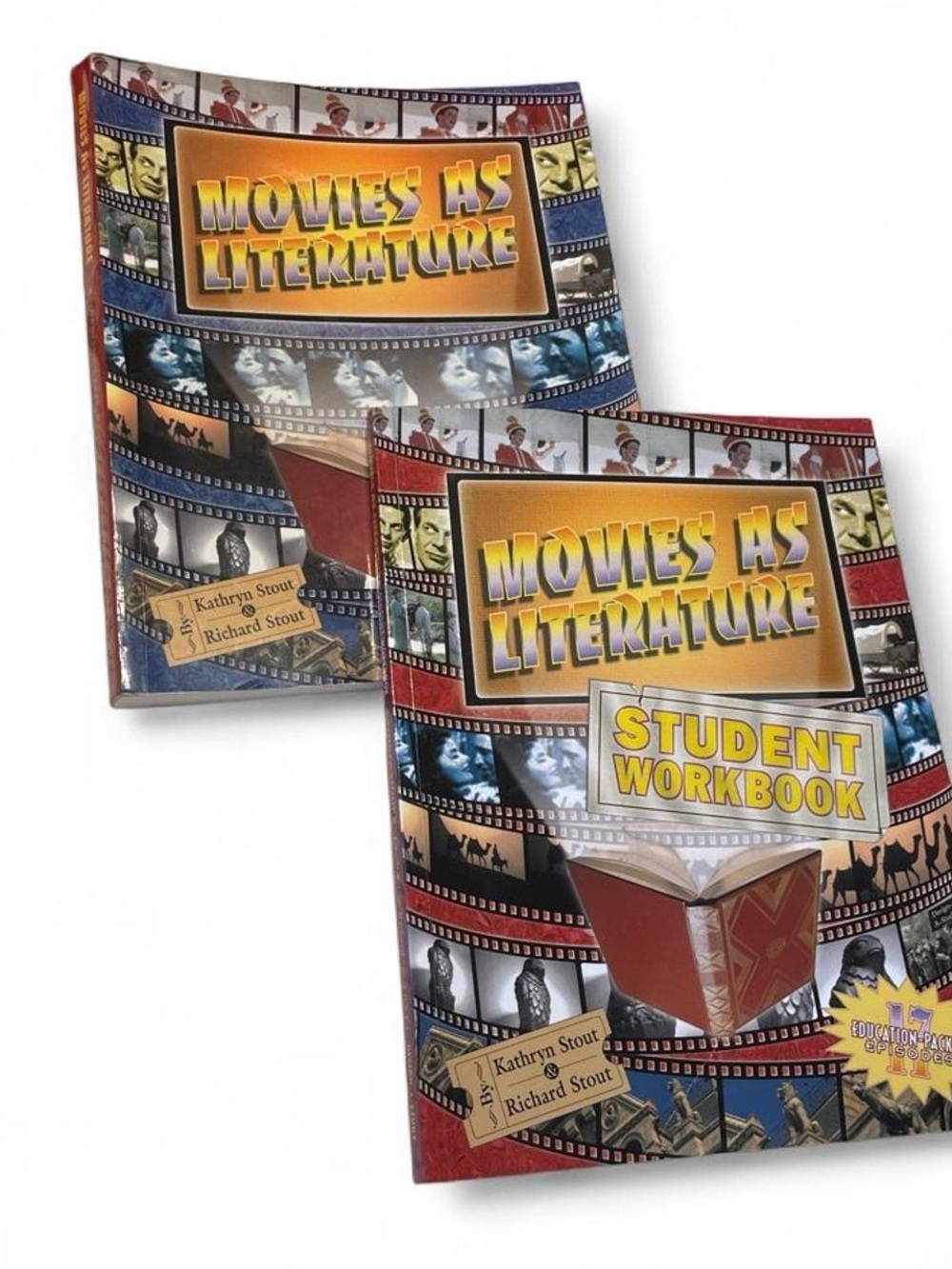 Movies as Literature Homeschool Course Student Workbook Set of 2 Books Stout